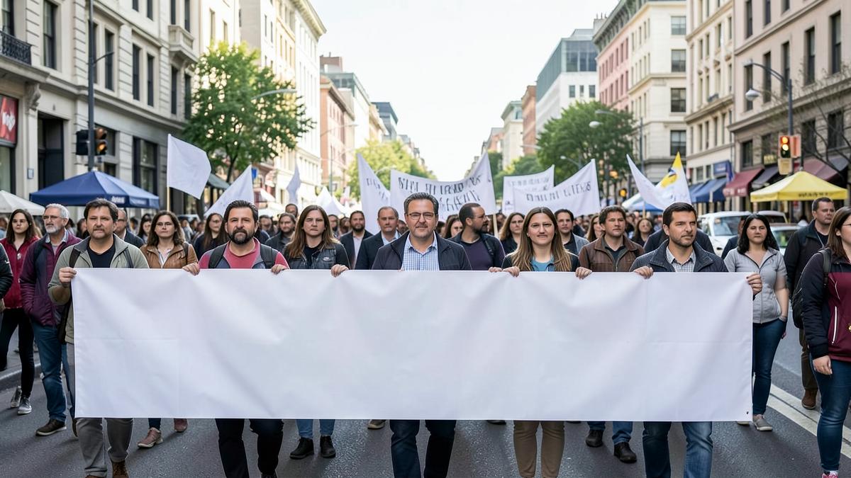 La marcha que cambió la agenda de la semana